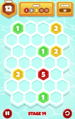 Hexa Merge - Screenshot 2