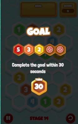 Hexa Merge - Screenshot 1