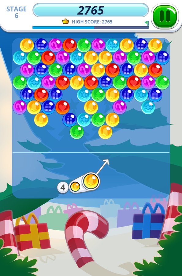 Play Bubble Charms Xmas for free online!