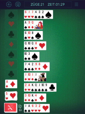 Forty Thieves Solitaire - Screenshot 2