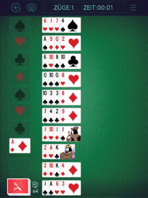Forty Thieves Solitaire - Screenshot 1