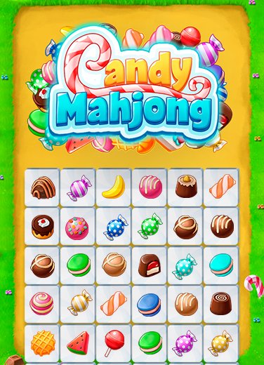 Candy mahjong grátis