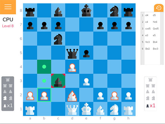 Mann spielt Schach Online - Lizenzfreies Bild #29098007