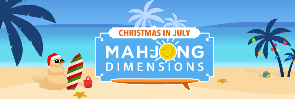 Mahjong Dimensions: Christmas in July - Presenter - RTLspiele Mahjong Dimensions: Christmas in July - Presenter