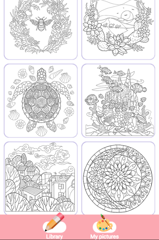 Relax Coloring kostenlos spielen bei RTLspiele.de