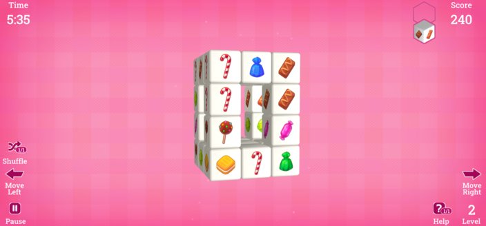 Mahjong 3D Candy em Jogos na Internet