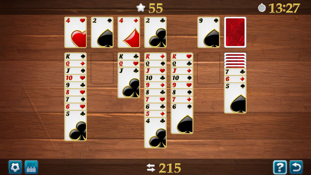 Solitaire Klondike kostenlos spielen bei RTLspiele.de