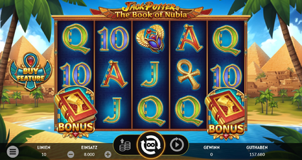 Jack Potter & The Book of Nubia kostenlos spielen bei RTLspiele.de